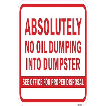 Signmission Safety Sign, 12 in Height, Aluminum, 18 in Length, 25316 A-1218-25316